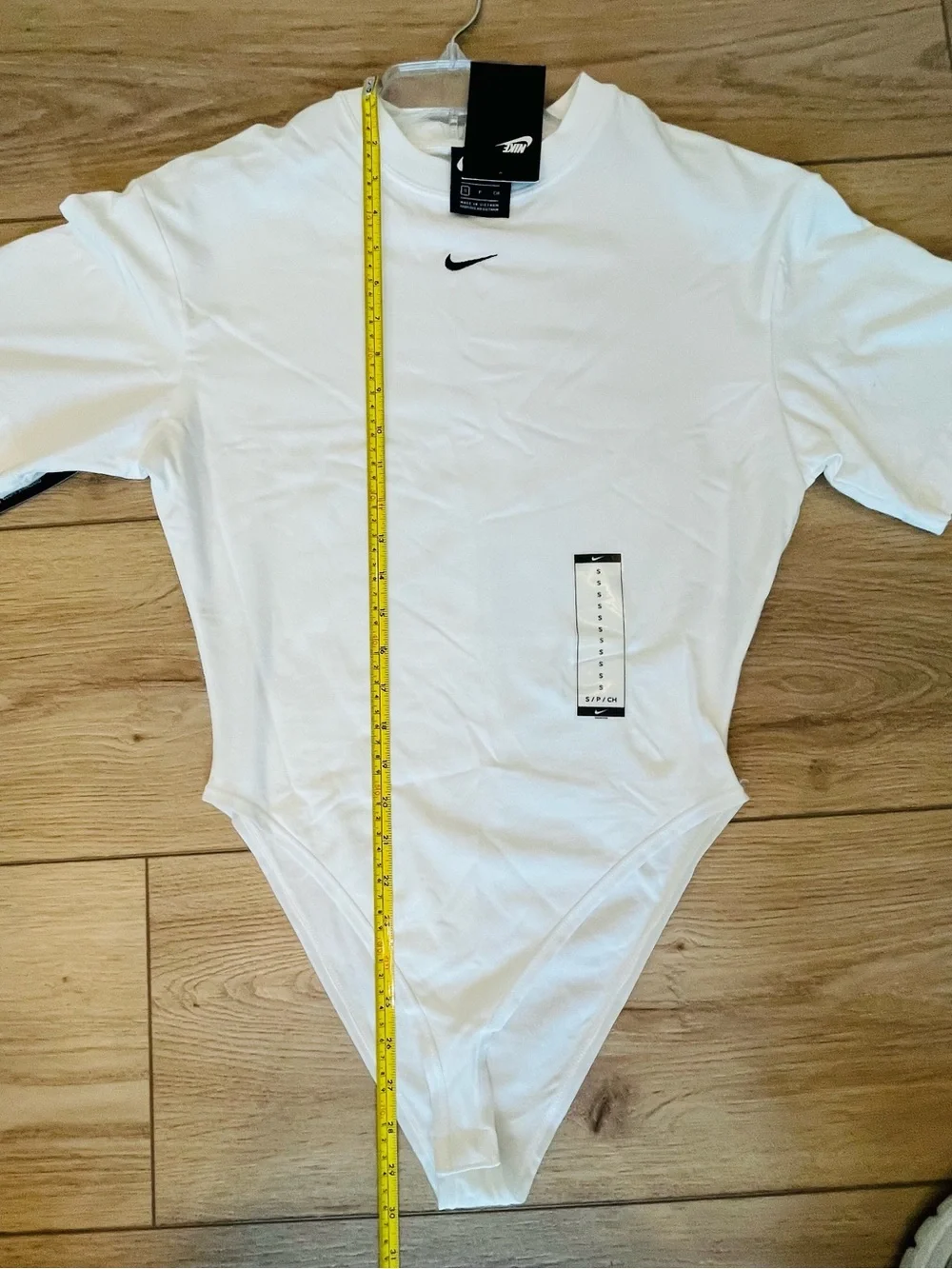 Nike Bodysuit Tee Shirt White